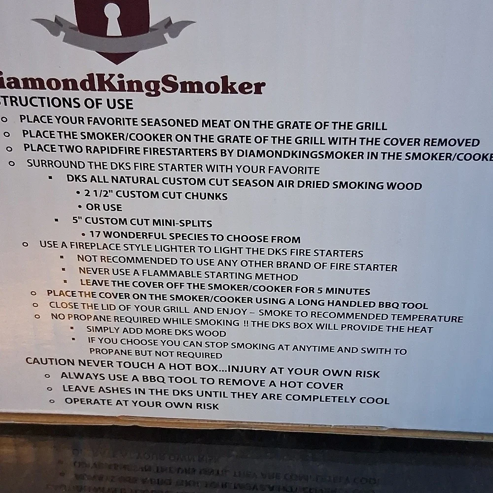 DIAMOND KING SMOKER/COOKER SYSTEM - Picture 6 of 7
